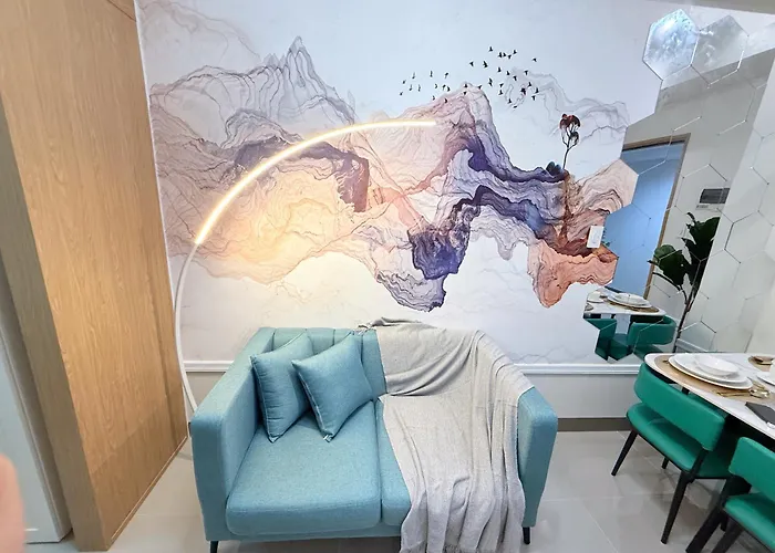 Bright Unit At Bloom Near Naia L Wifi Netflix Bloom B02-0803 Manila