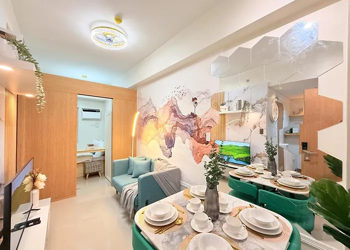 Apartamento Bright Unit At Bloom Near Naia L Wifi Netflix Bloom B02-0803 Manila