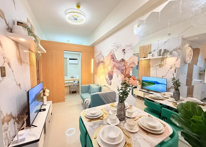 Bright Unit At Bloom Near Naia L Wifi Netflix Bloom B02-0803 * Manila